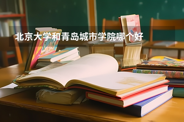 北京大学和青岛城市学院哪个好
