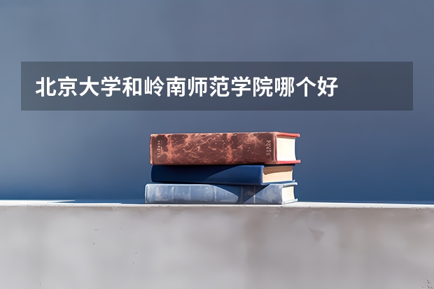 北京大学和岭南师范学院哪个好