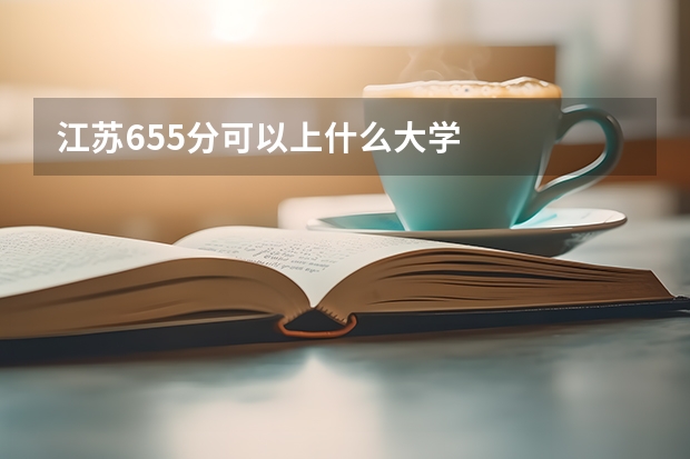 江苏655分可以上什么大学