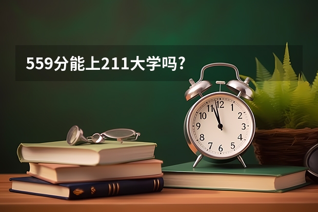 559分能上211大学吗?