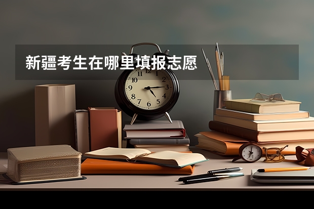 新疆考生在哪里填报志愿
