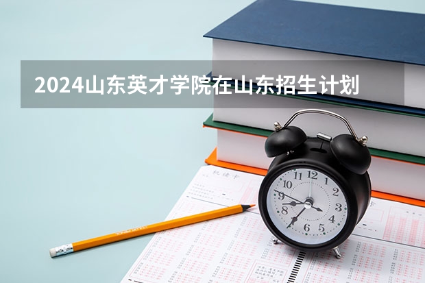 2024山东英才学院在山东招生计划一览表