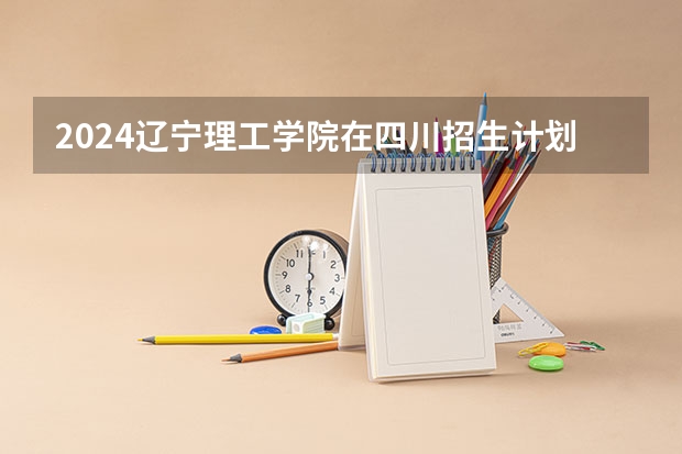 2024辽宁理工学院在四川招生计划一览表