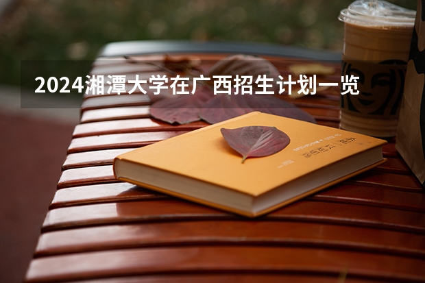 2024湘潭大学在广西招生计划一览表