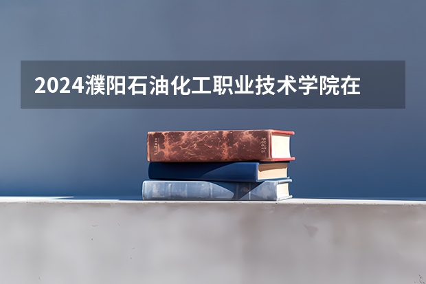 2024濮阳石油化工职业技术学院在贵州招生计划一览表