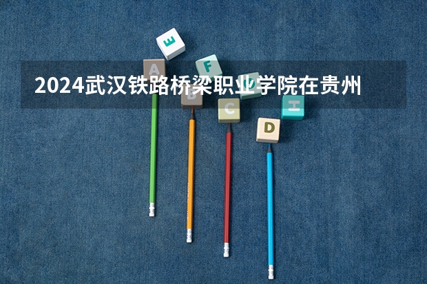 2024武汉铁路桥梁职业学院在贵州招生计划一览表