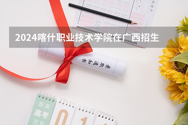2024喀什职业技术学院在广西招生计划一览表