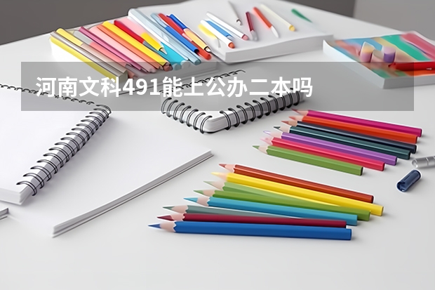 河南文科491能上公办二本吗
