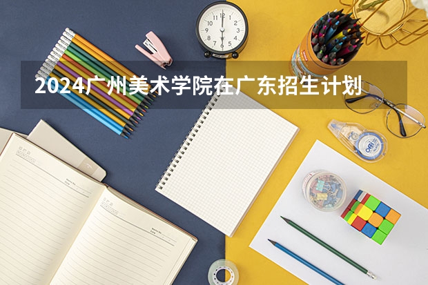 2024广州美术学院在广东招生计划一览表
