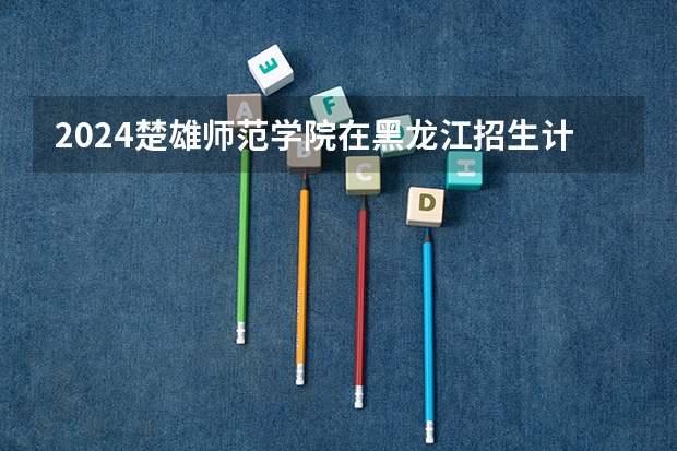 2024楚雄师范学院在黑龙江招生计划一览表