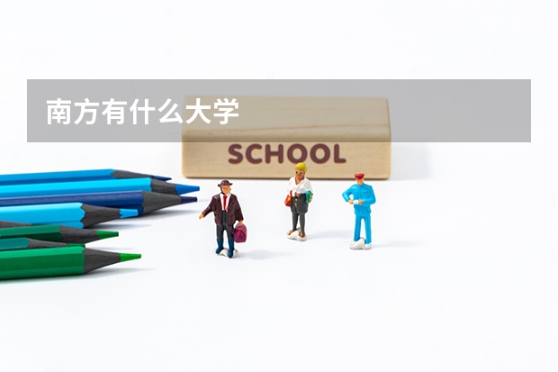 南方有什么大学