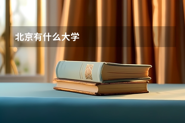 北京有什么大学