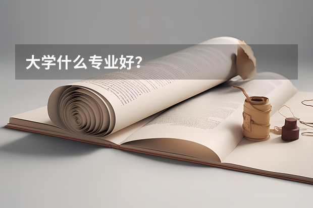 大学什么专业好?