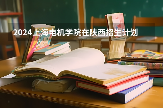 2024上海电机学院在陕西招生计划一览表