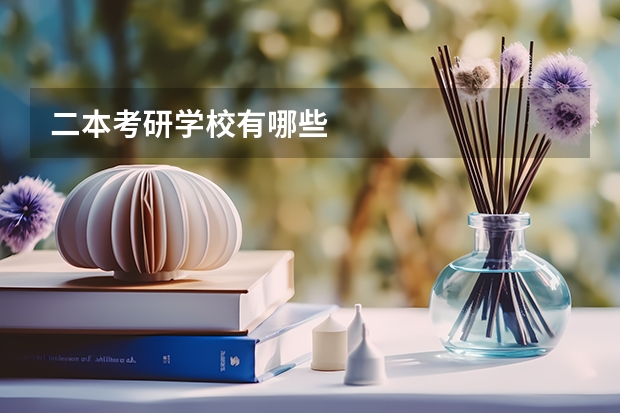 二本考研学校有哪些