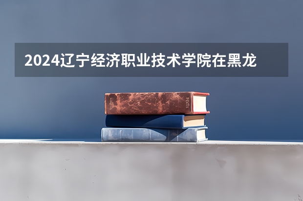 2024辽宁经济职业技术学院在黑龙江招生计划一览表