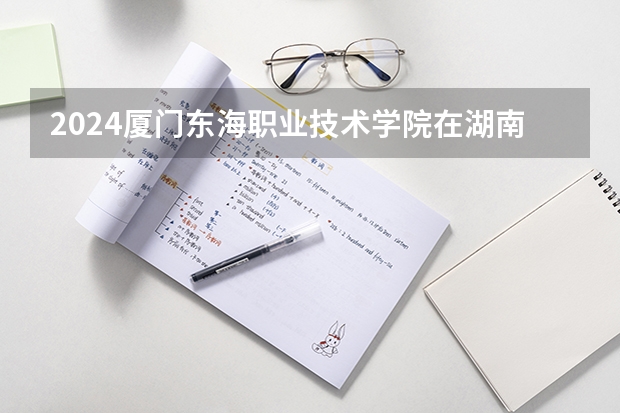 2024厦门东海职业技术学院在湖南招生计划一览表