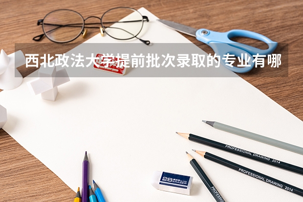 西北政法大学提前批次录取的专业有哪些？