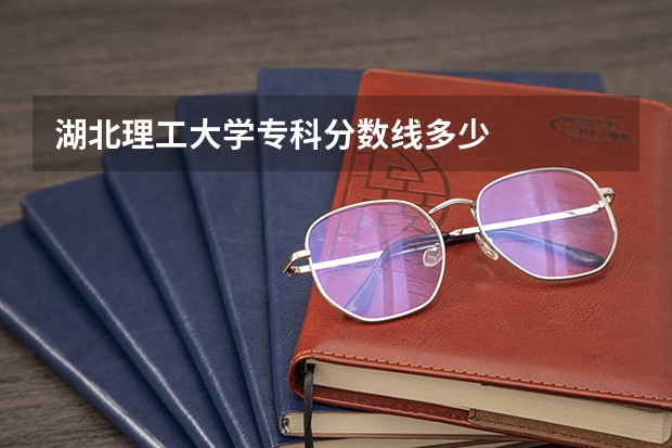 湖北理工大学专科分数线多少