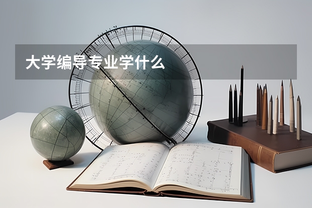 大学编导专业学什么