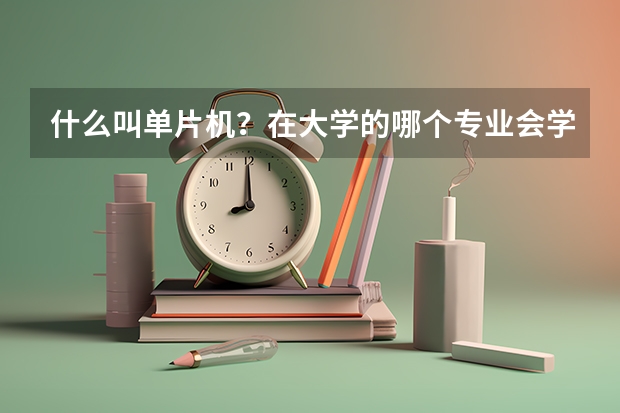 什么叫单片机?在大学的哪个专业会学到它?