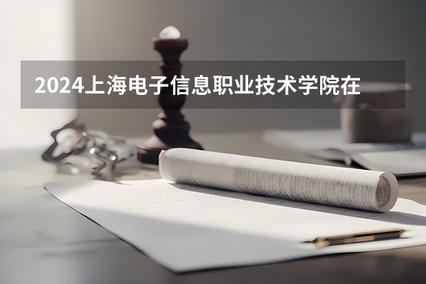 2024上海电子信息职业技术学院在河南招生计划一览表