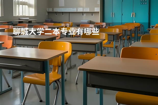 聊城大学二本专业有哪些