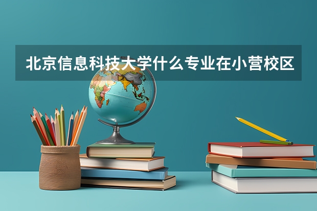 北京信息科技大学什么专业在小营校区