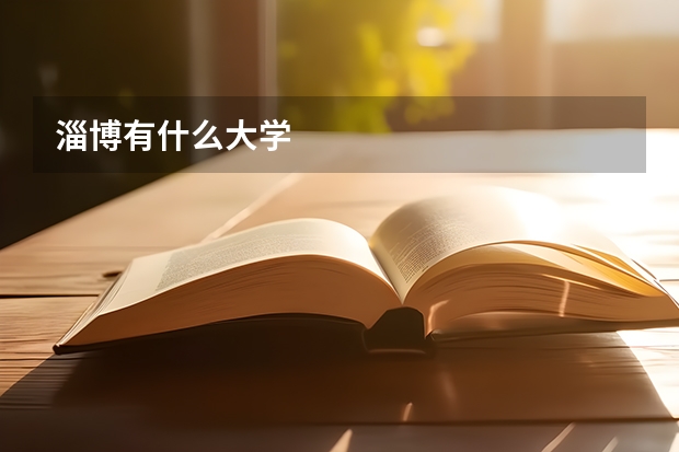 淄博有什么大学