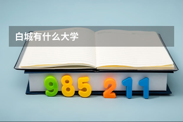 白城有什么大学