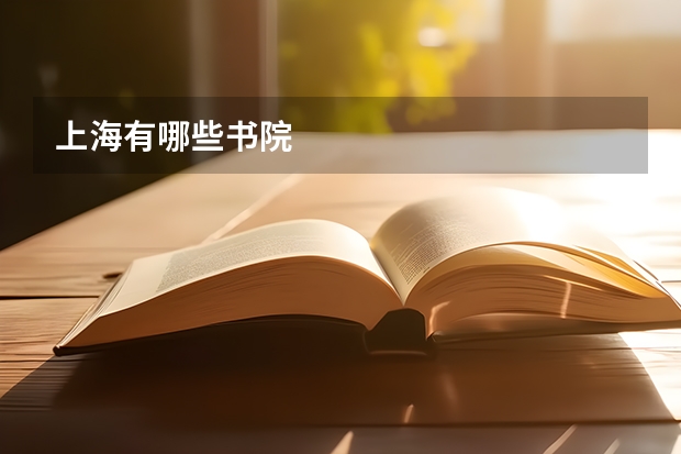 上海有哪些书院