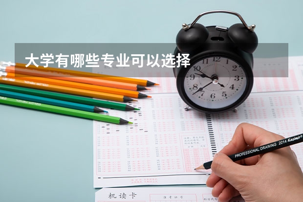 大学有哪些专业可以选择