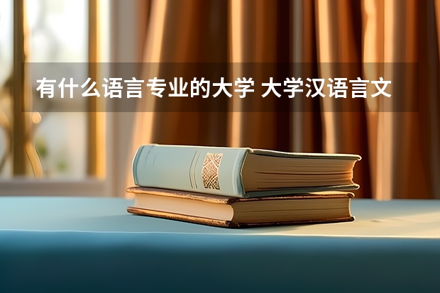 有什么语言专业的大学 大学汉语言文学专业排名