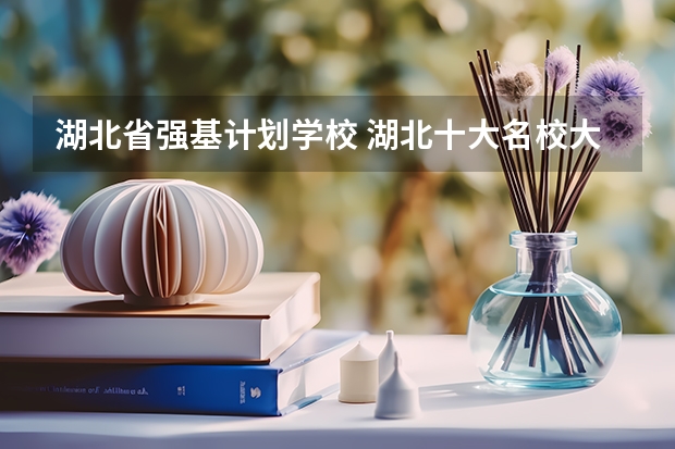 湖北省强基计划学校 湖北十大名校大学