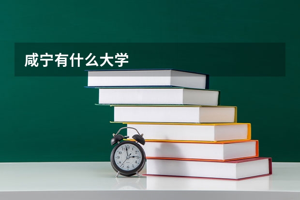 咸宁有什么大学