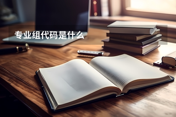 专业组代码是什么