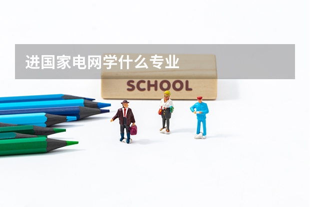 进国家电网学什么专业