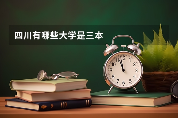 四川有哪些大学是三本