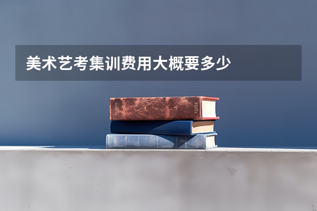 美术艺考集训费用大概要多少