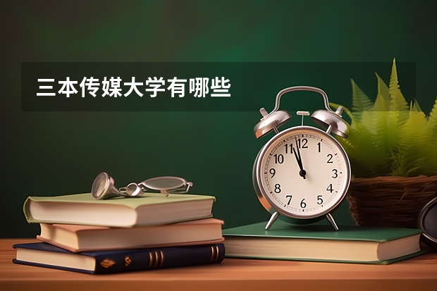 三本传媒大学有哪些