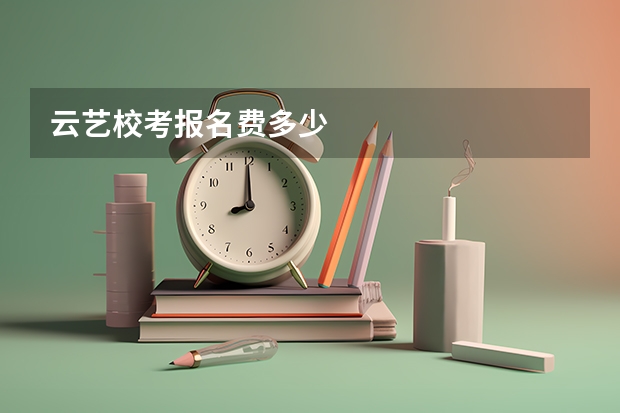 云艺校考报名费多少