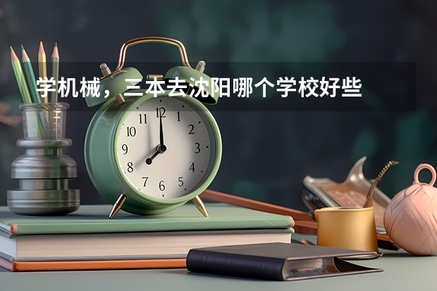 学机械，三本去沈阳哪个学校好些