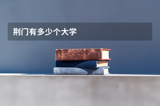 荆门有多少个大学