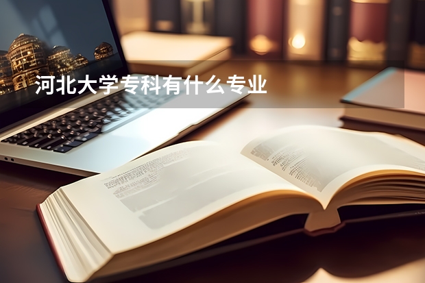 河北大学专科有什么专业