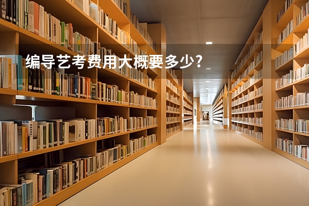 编导艺考费用大概要多少?