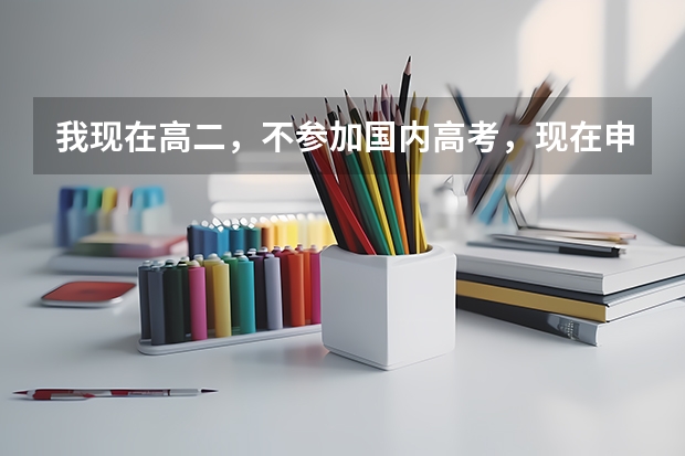 我现在高二,不参加国内高考,现在申请出国留学,需要哪些条件?