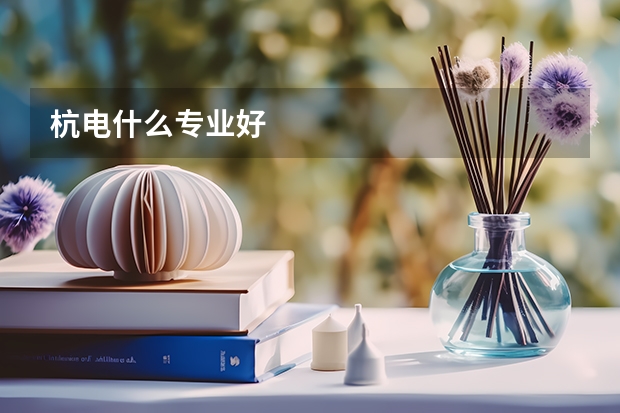 杭电什么专业好