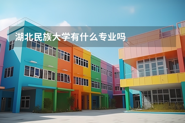 湖北民族大学有什么专业吗
