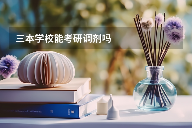 三本学校能考研调剂吗