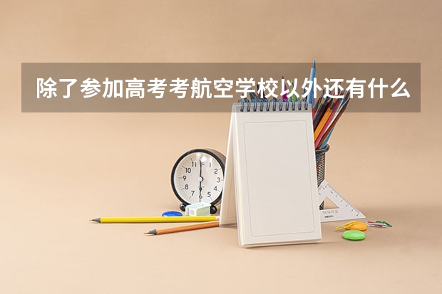 除了参加高考考航空学校以外还有什么途径当空姐